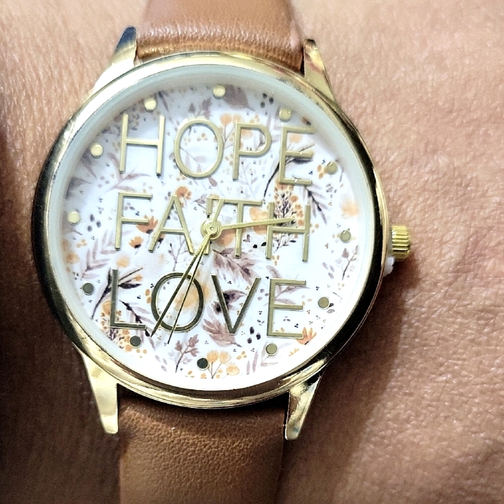 WATCH INSPIRATION WATCH HOPE FAITH LOVE NWOT